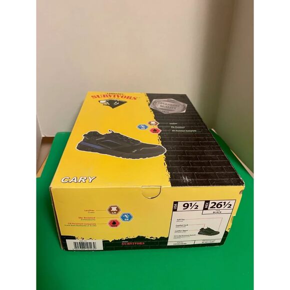 Women's Size: 9 1/2 Leather Soft Toe Shoes . Oil & Slip Resistant-Work & Safety - Picture 9 of 11